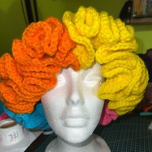 Crochet Ruffle Hat